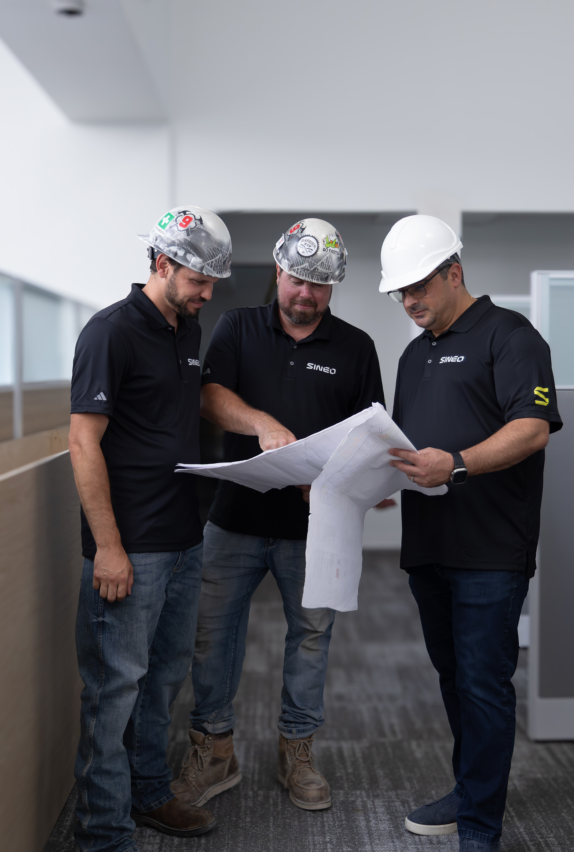 General contractor managing the construction